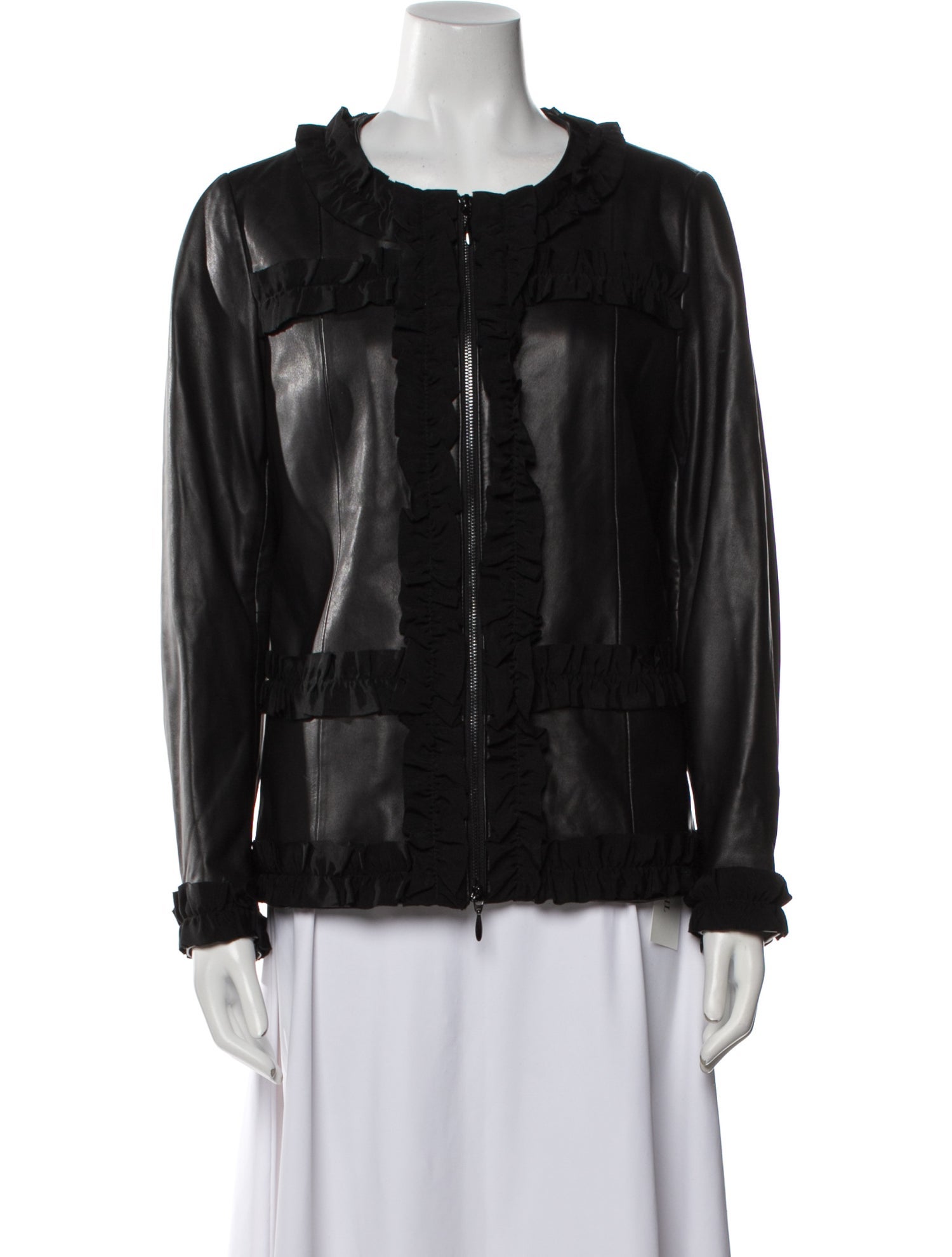 Anne Fontaine Leather Jacket