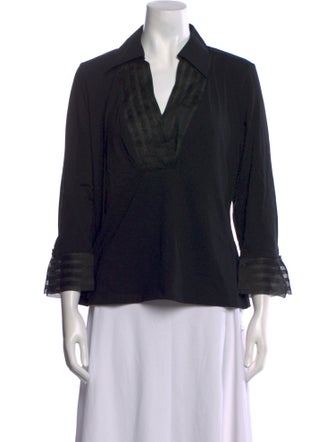 Anne Fontaine Three-Quarter Sleeve Blouse