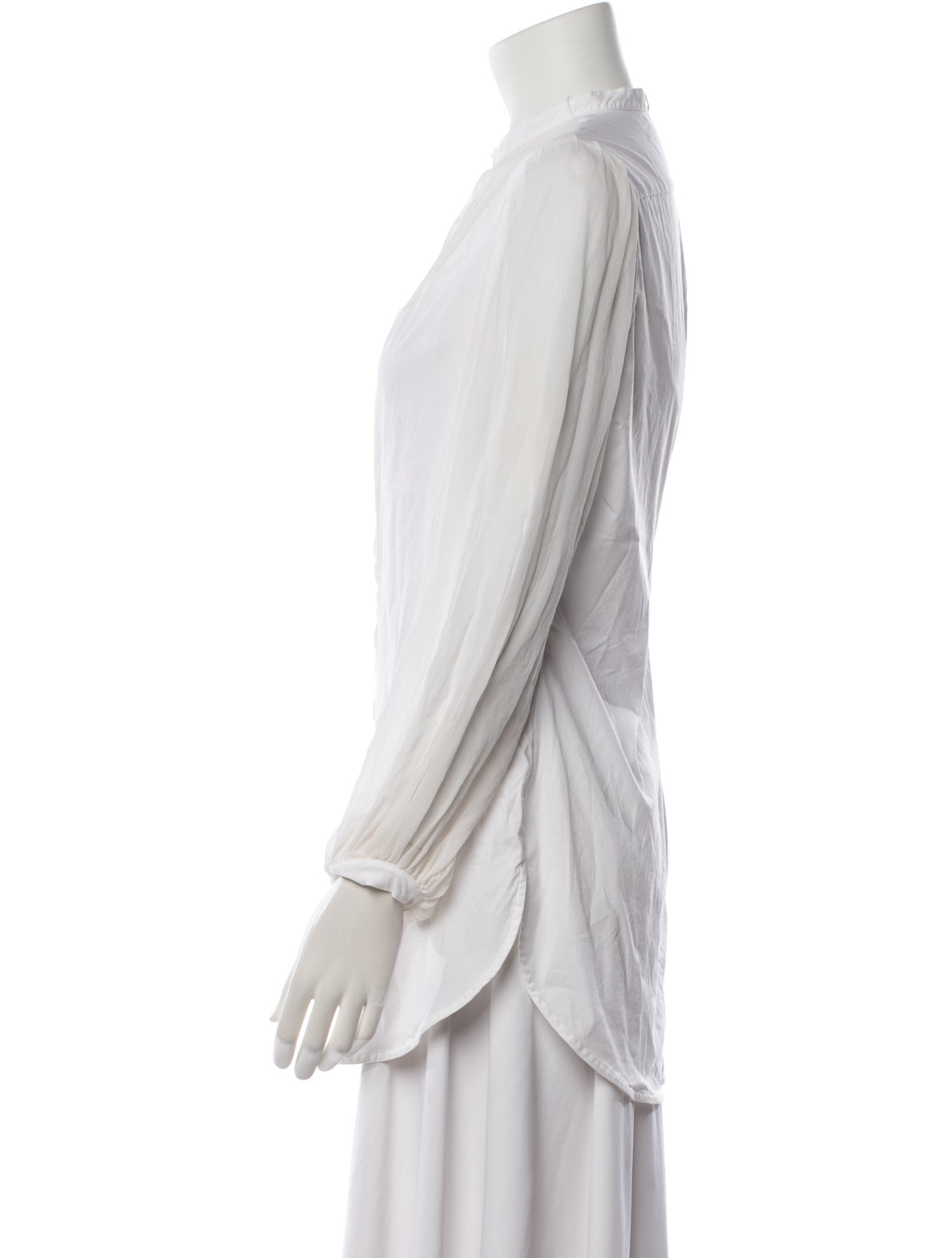 Anne Fontaine Crew Neck Long Sleeve Tunic