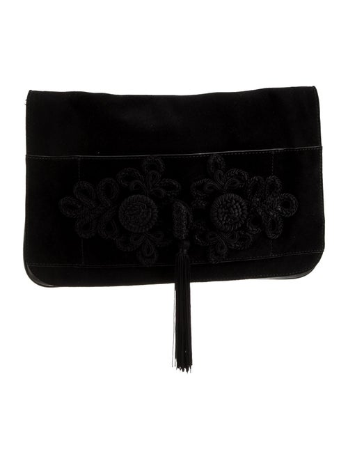 Anne Fontaine Suede Clutch