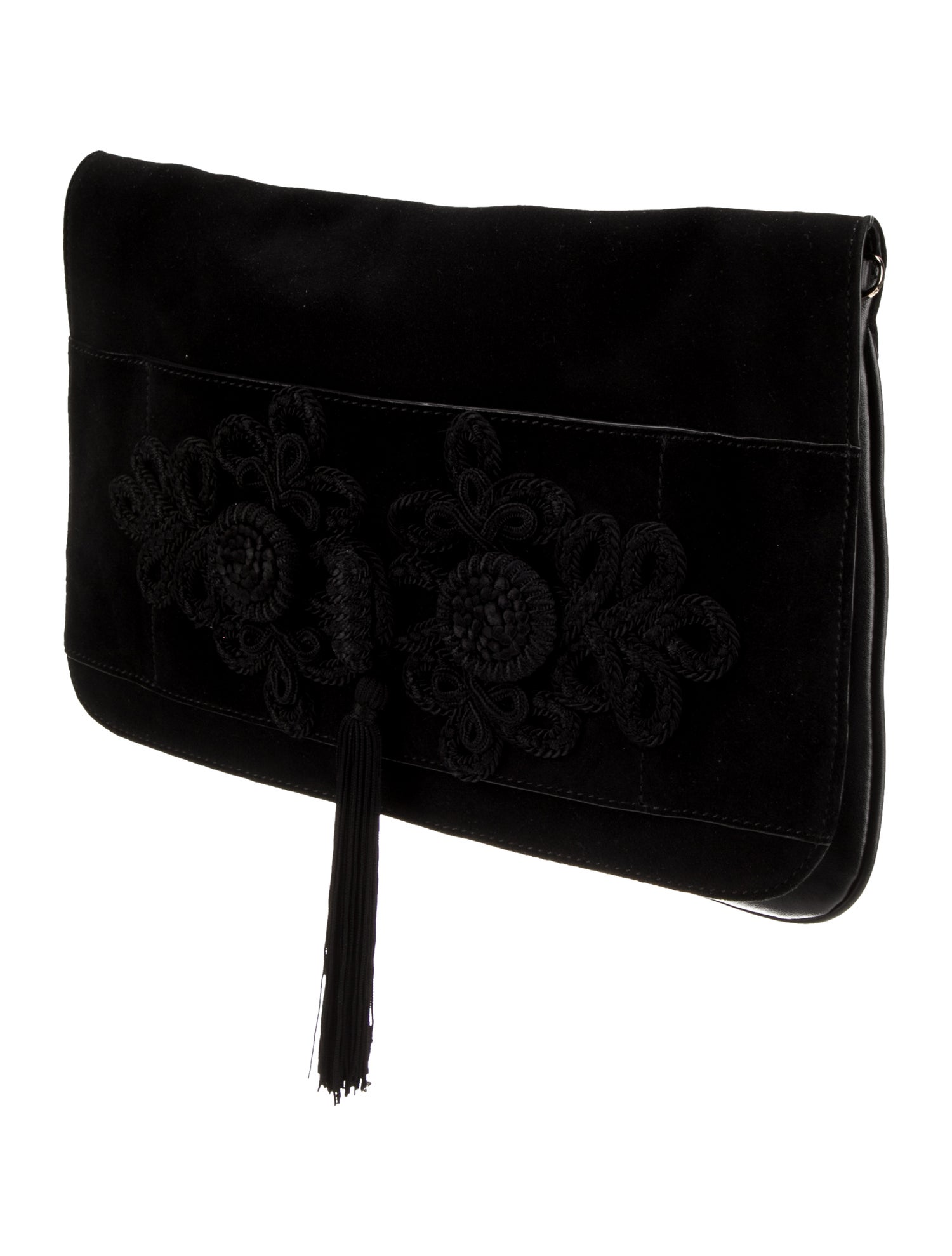 Anne Fontaine Suede Clutch
