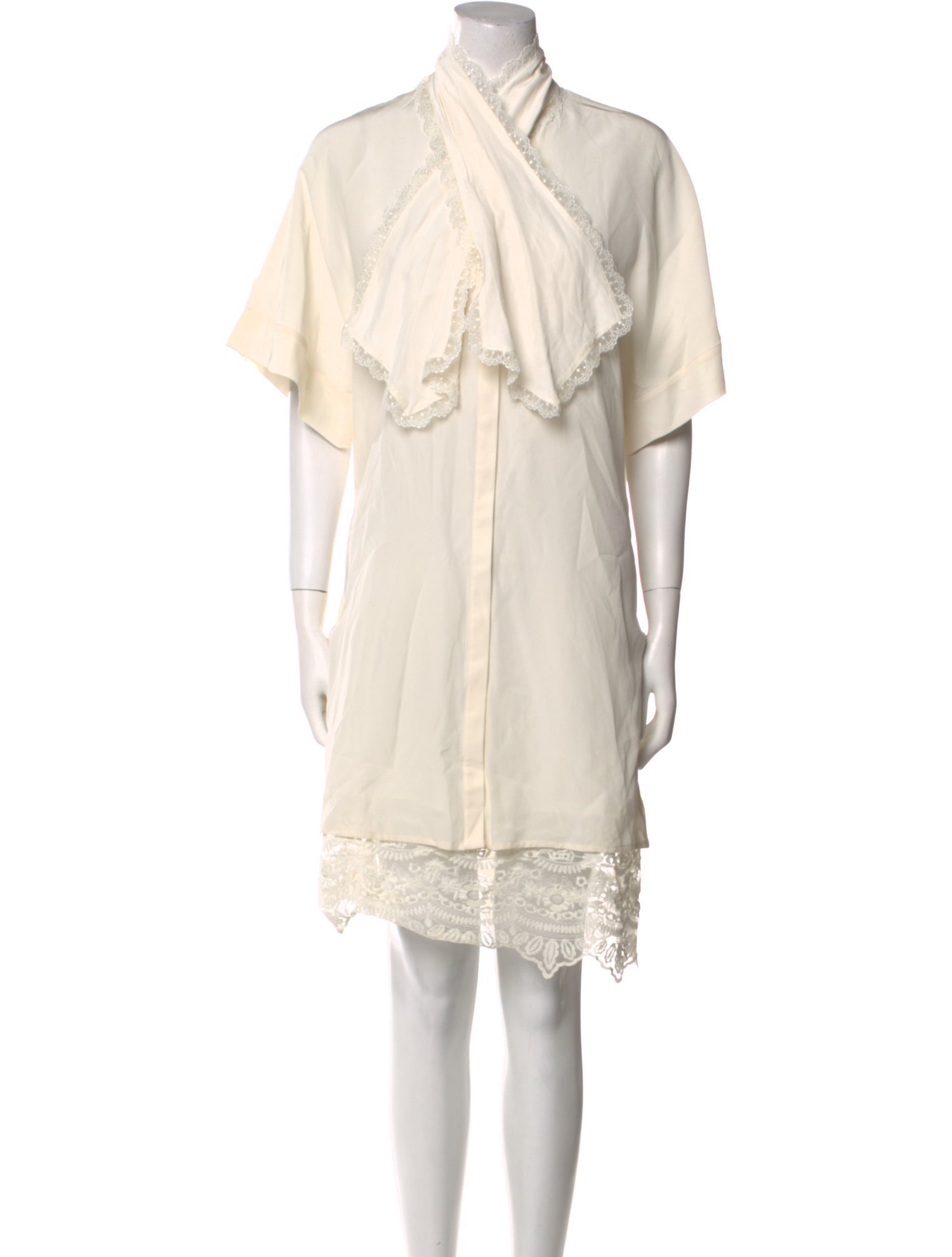 Anne Fontaine Silk Knee-Length Dress w/ Tags