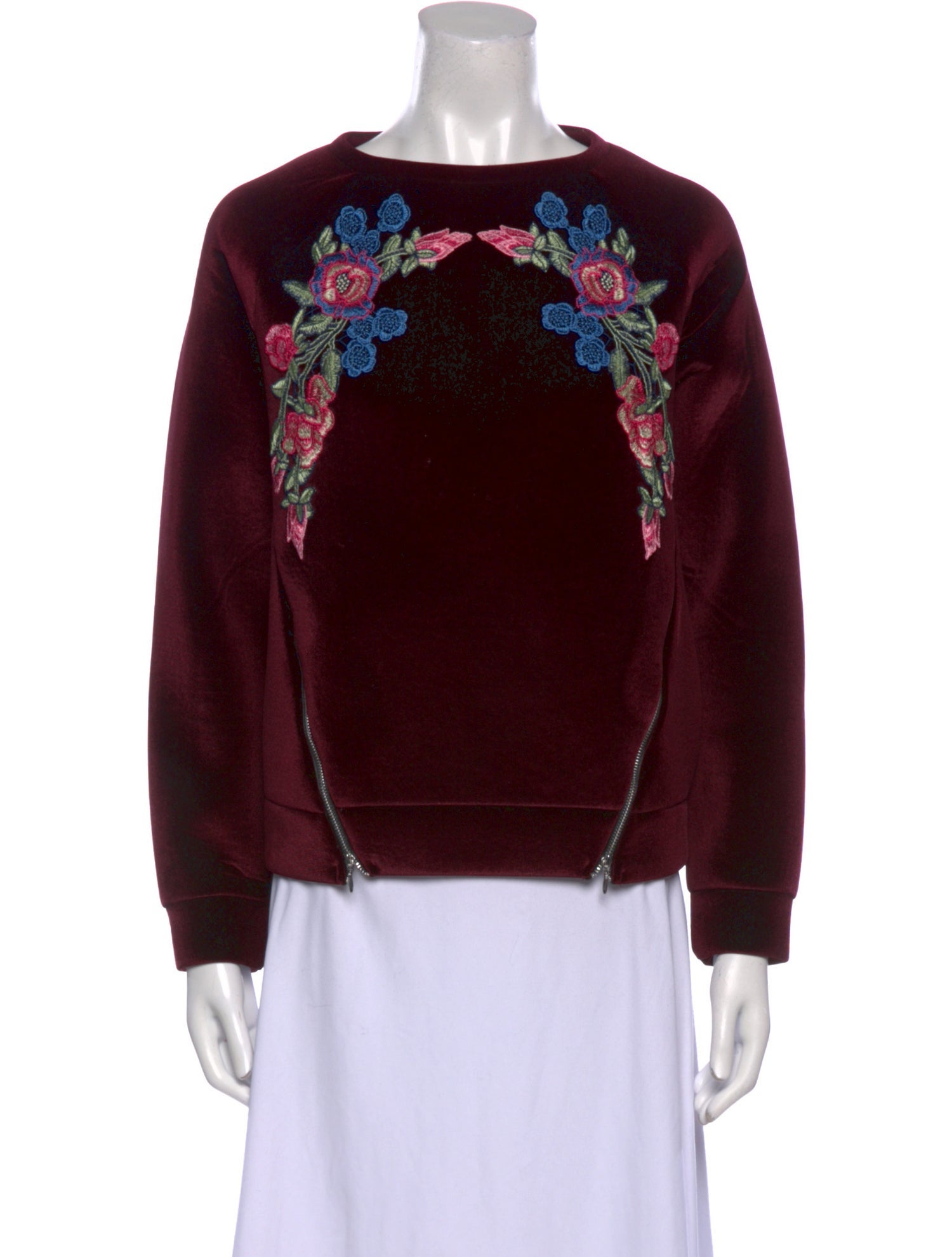 Anne Fontaine Crew Neck Long Sleeve Sweatshirt