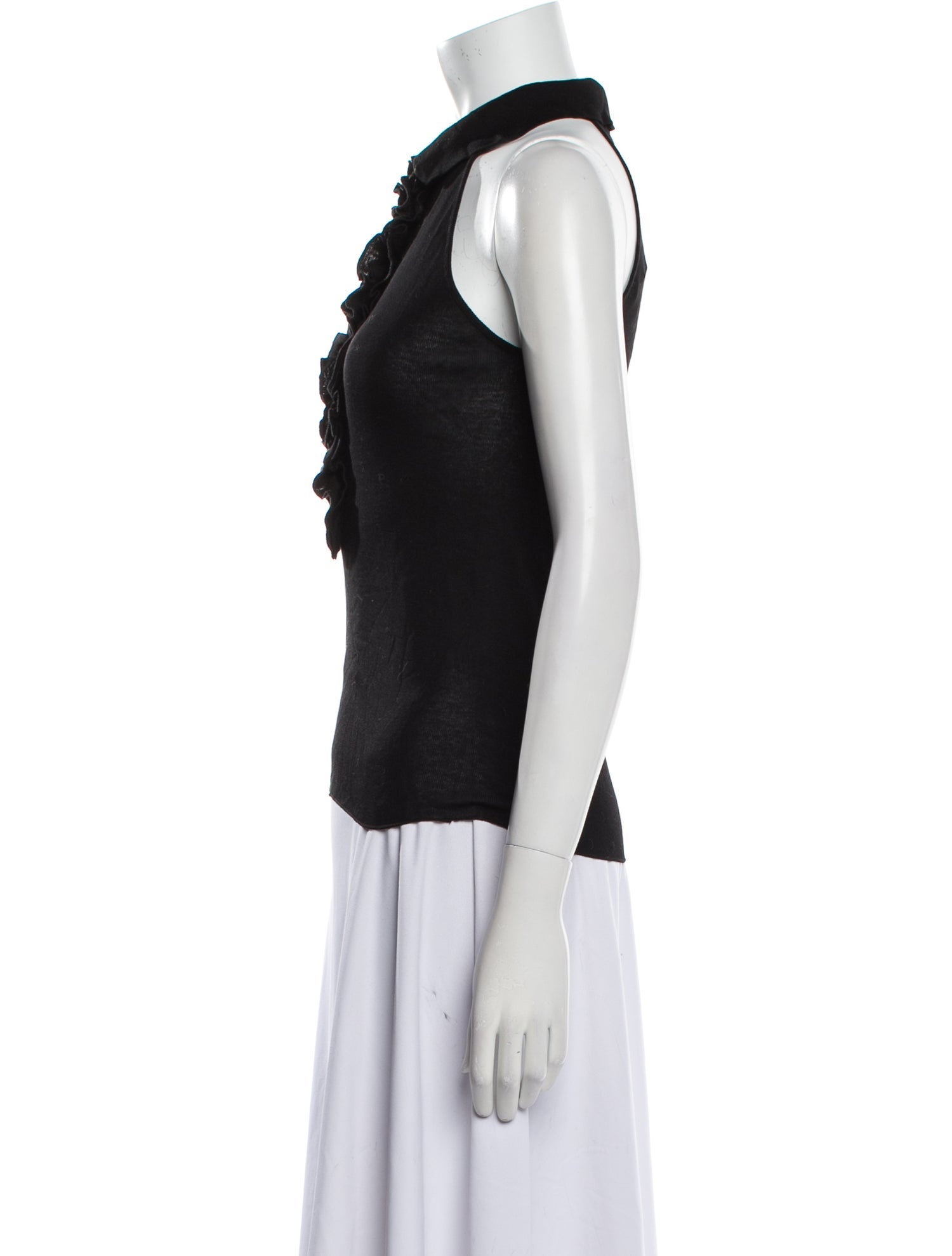 Anne Fontaine Halterneck Sleeveless Top