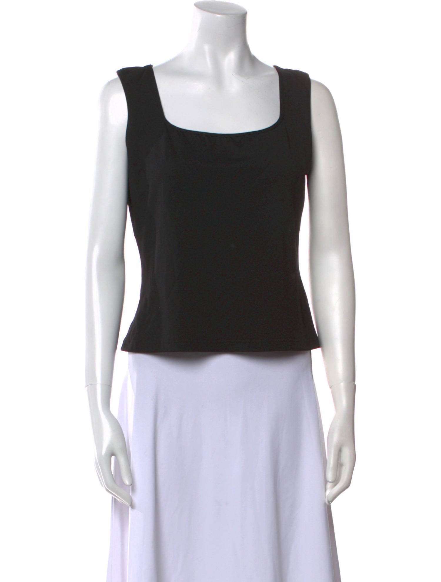 Anne Fontaine Nylon Square Neckline Crop Top