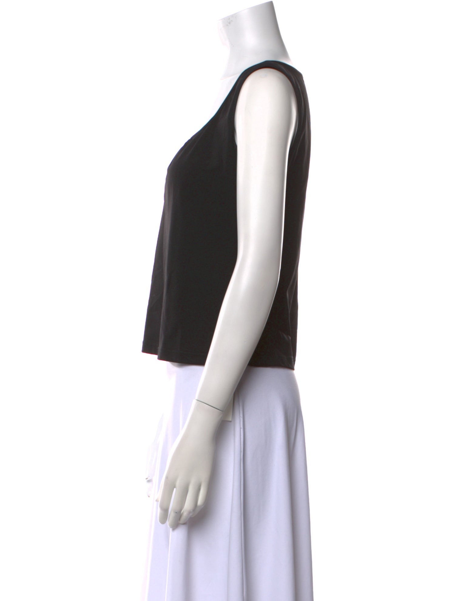 Anne Fontaine Nylon Square Neckline Crop Top