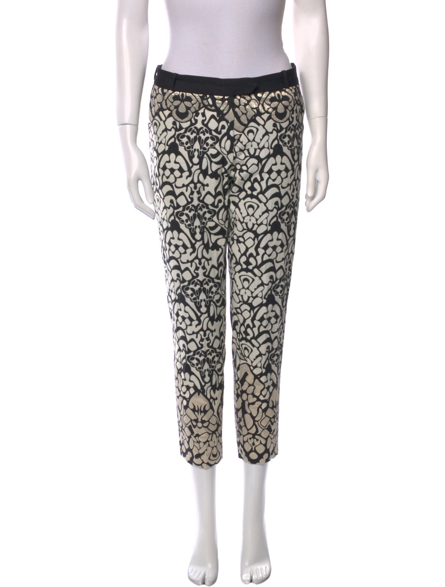 Anne Fontaine Printed Skinny Leg Pants