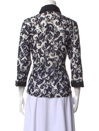 Anne Fontaine Lace Lace Pattern Button-Up Top