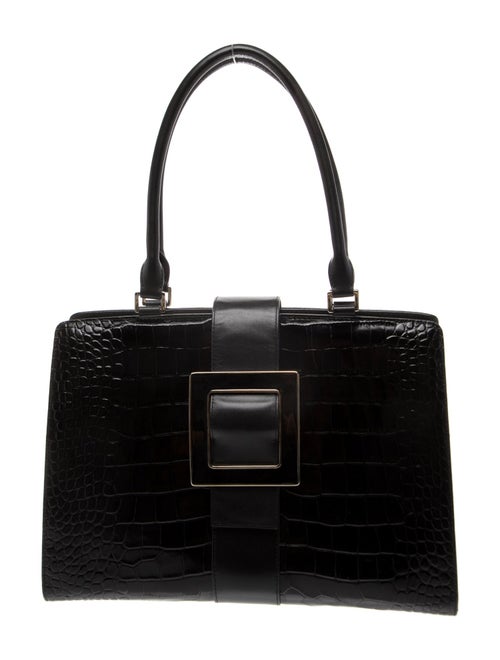 Anne Fontaine Leather Top Handle Bag