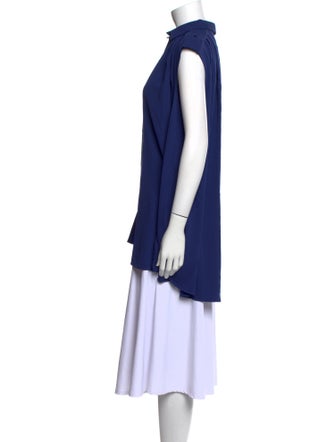 Anne Fontaine Short Sleeve Button-Up Top