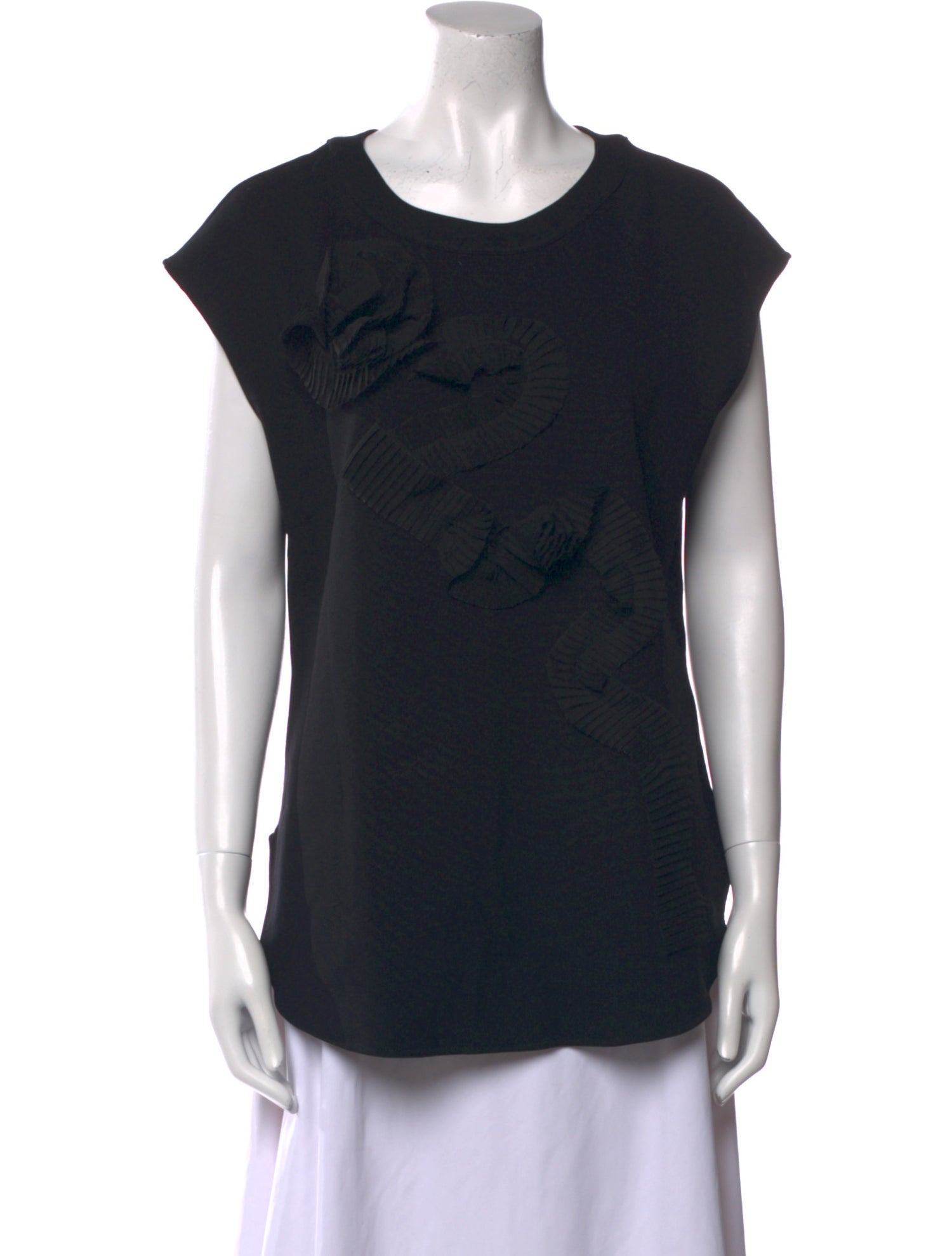 Anne Fontaine Scoop Neck Short Sleeve T-Shirt w/ Tags