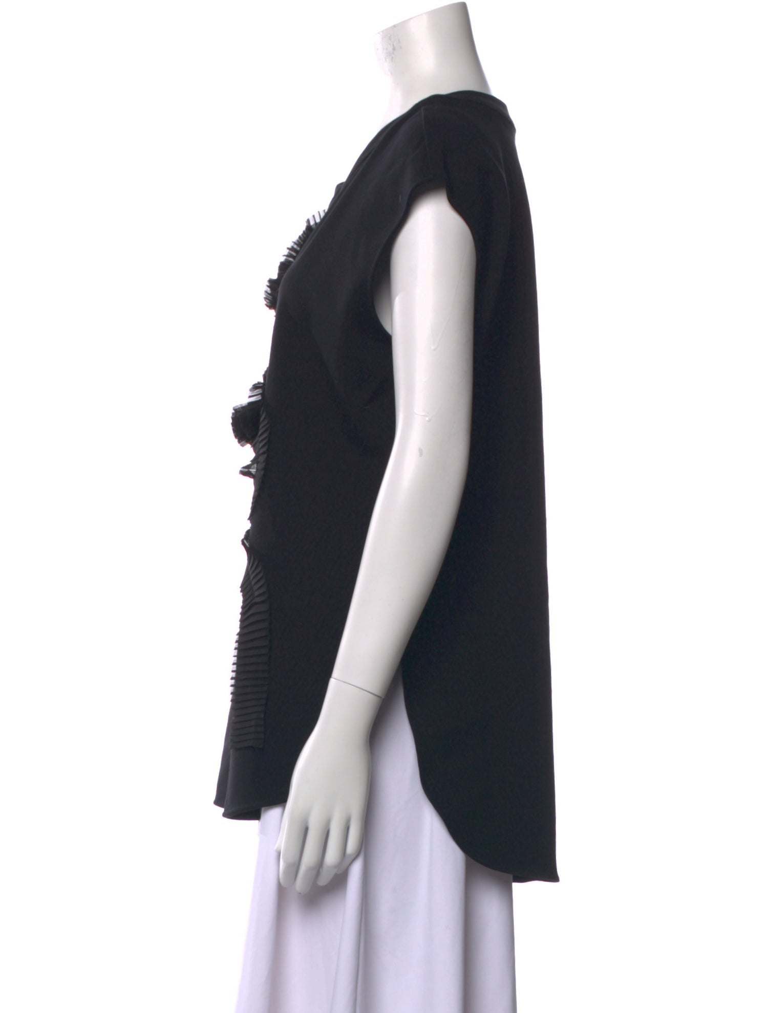 Anne Fontaine Scoop Neck Short Sleeve T-Shirt w/ Tags