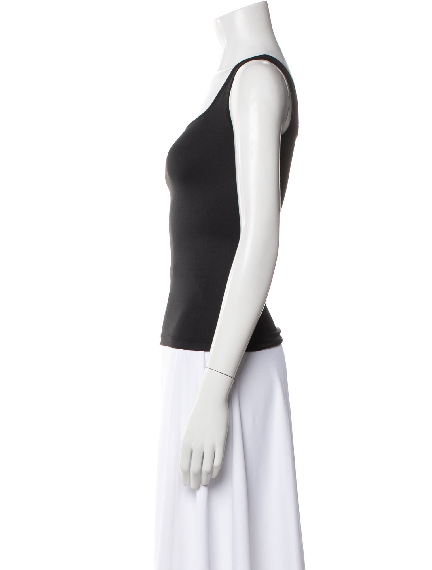 Anne Fontaine Square Neckline Sleeveless Top
