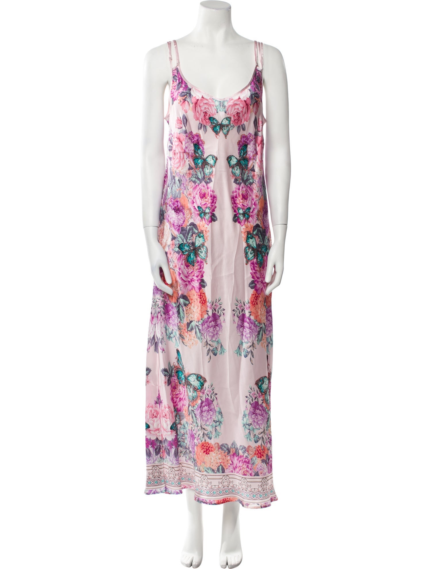 Anne Fontaine Floral Print Long Dress