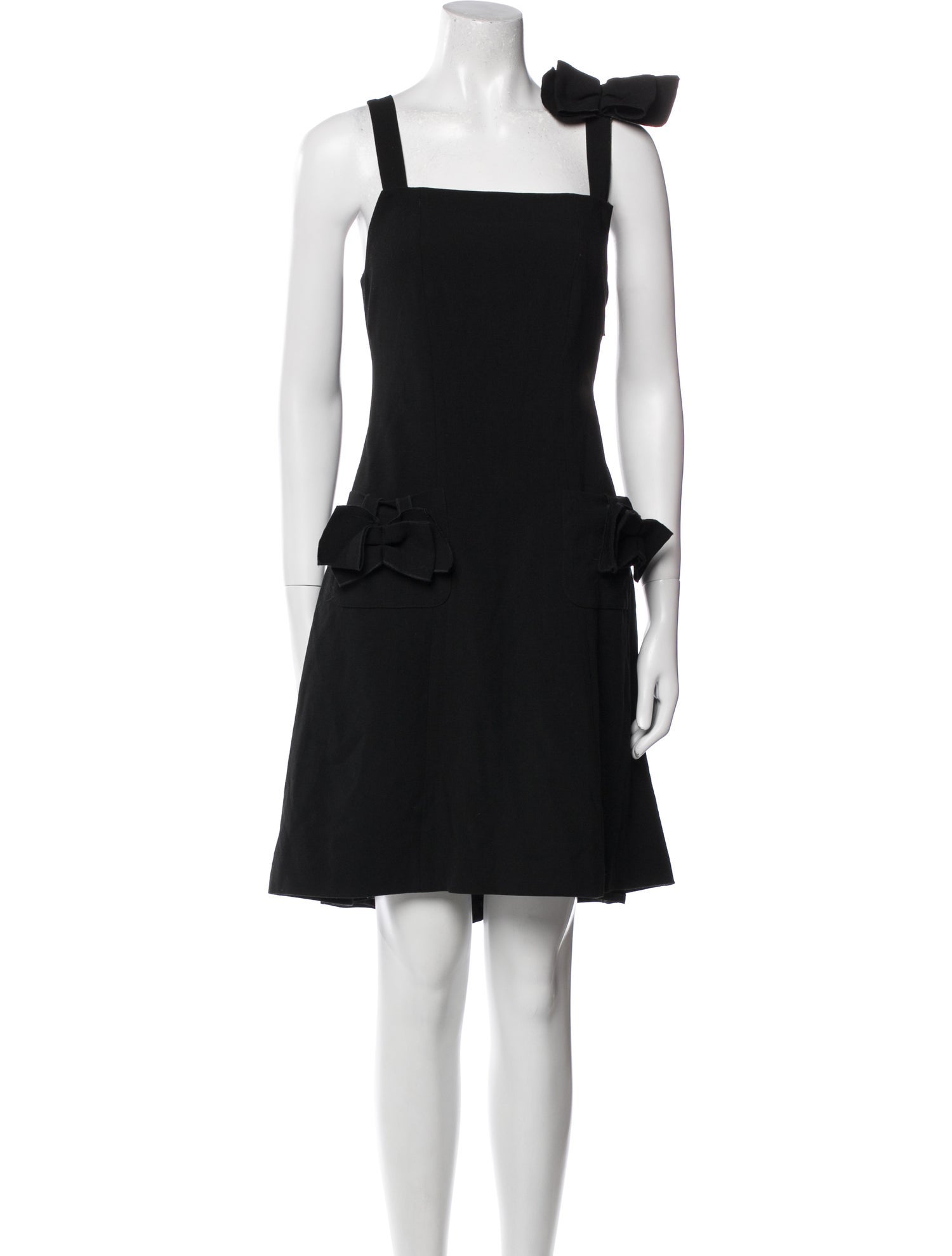 Anne Fontaine Square Neckline Mini Dress