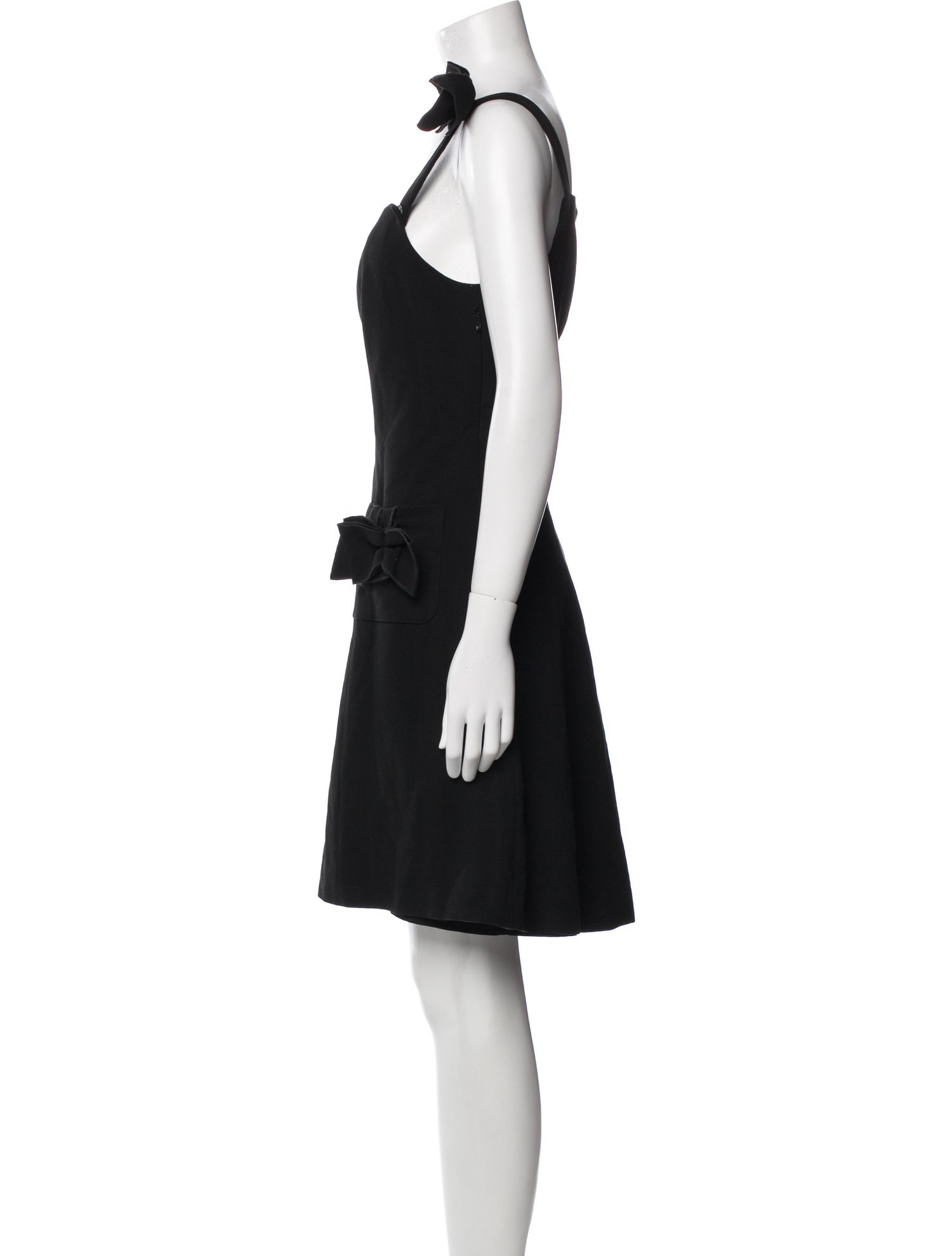 Anne Fontaine Square Neckline Mini Dress