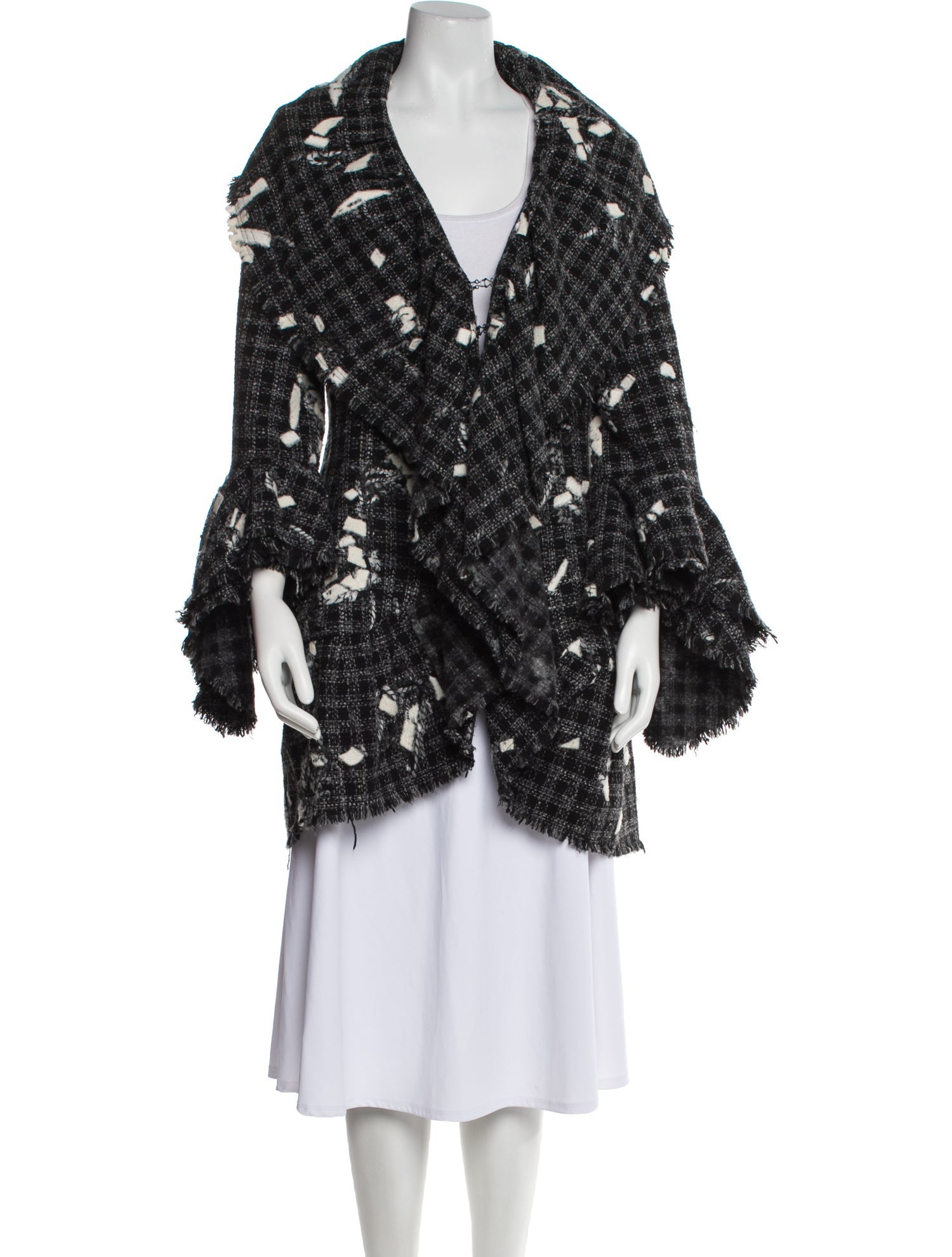 Anne Fontaine Plaid Print Jacket