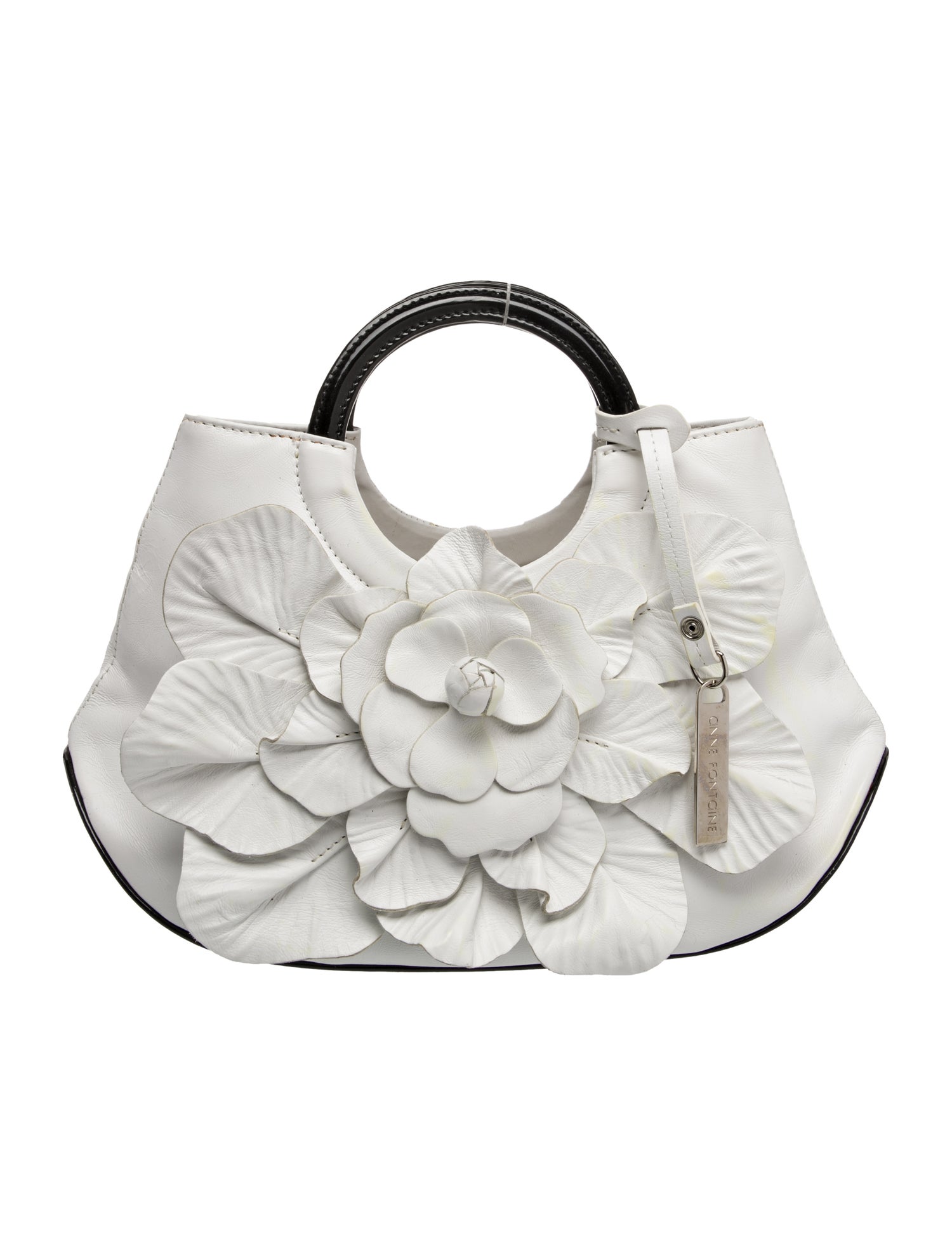 Anne Fontaine Leather Top Handle Bag