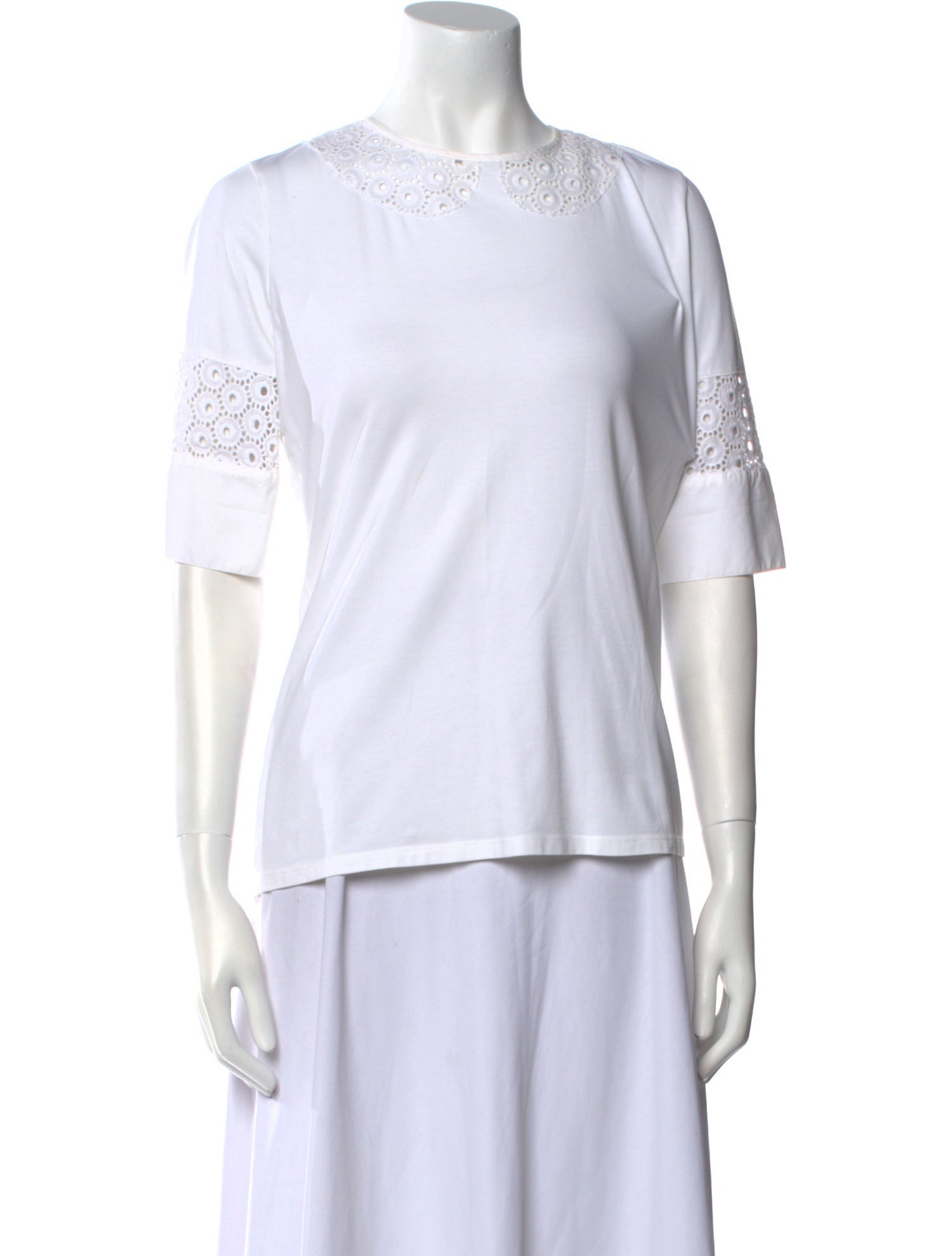 Anne Fontaine Crew Neck Short Sleeve T-Shirt