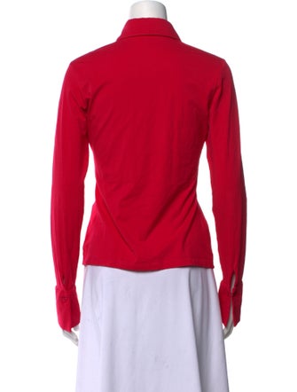 Anne Fontaine Long Sleeve Button-Up Top