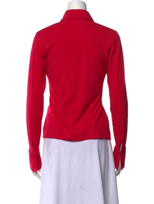 Anne Fontaine Long Sleeve Button-Up Top