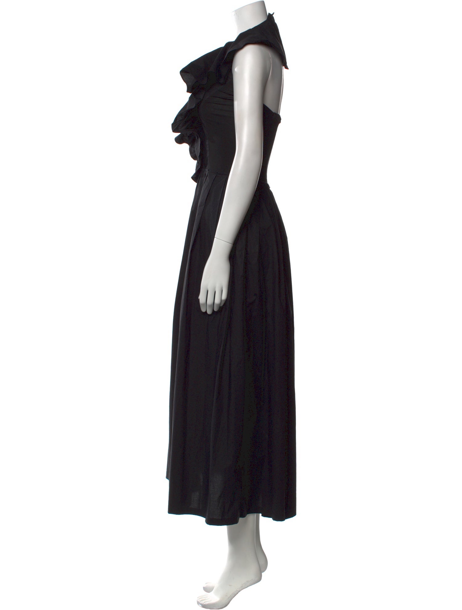 Anne Fontaine V-Neck Long Dress