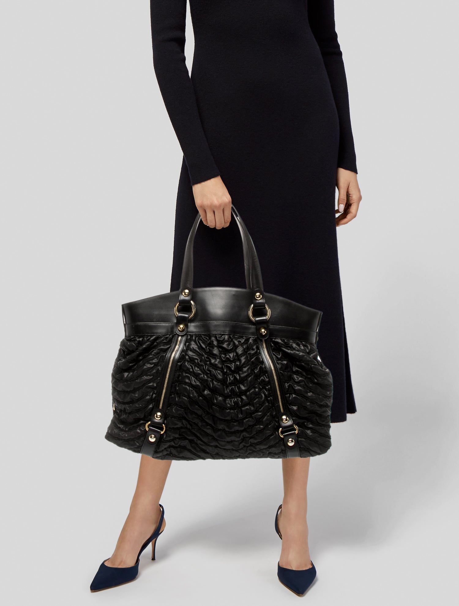 Anne Fontaine Nylon Tote