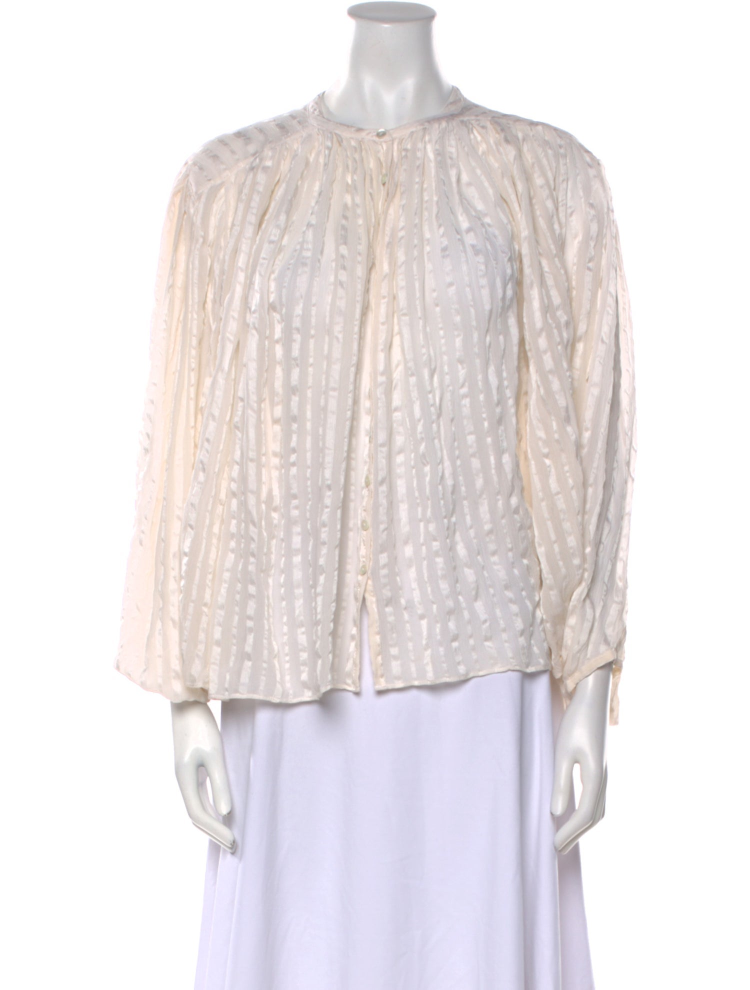 Anne Fontaine Silk Printed Blouse