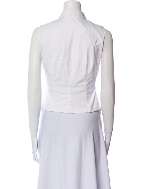 Anne Fontaine Sleeveless Button-Up Top