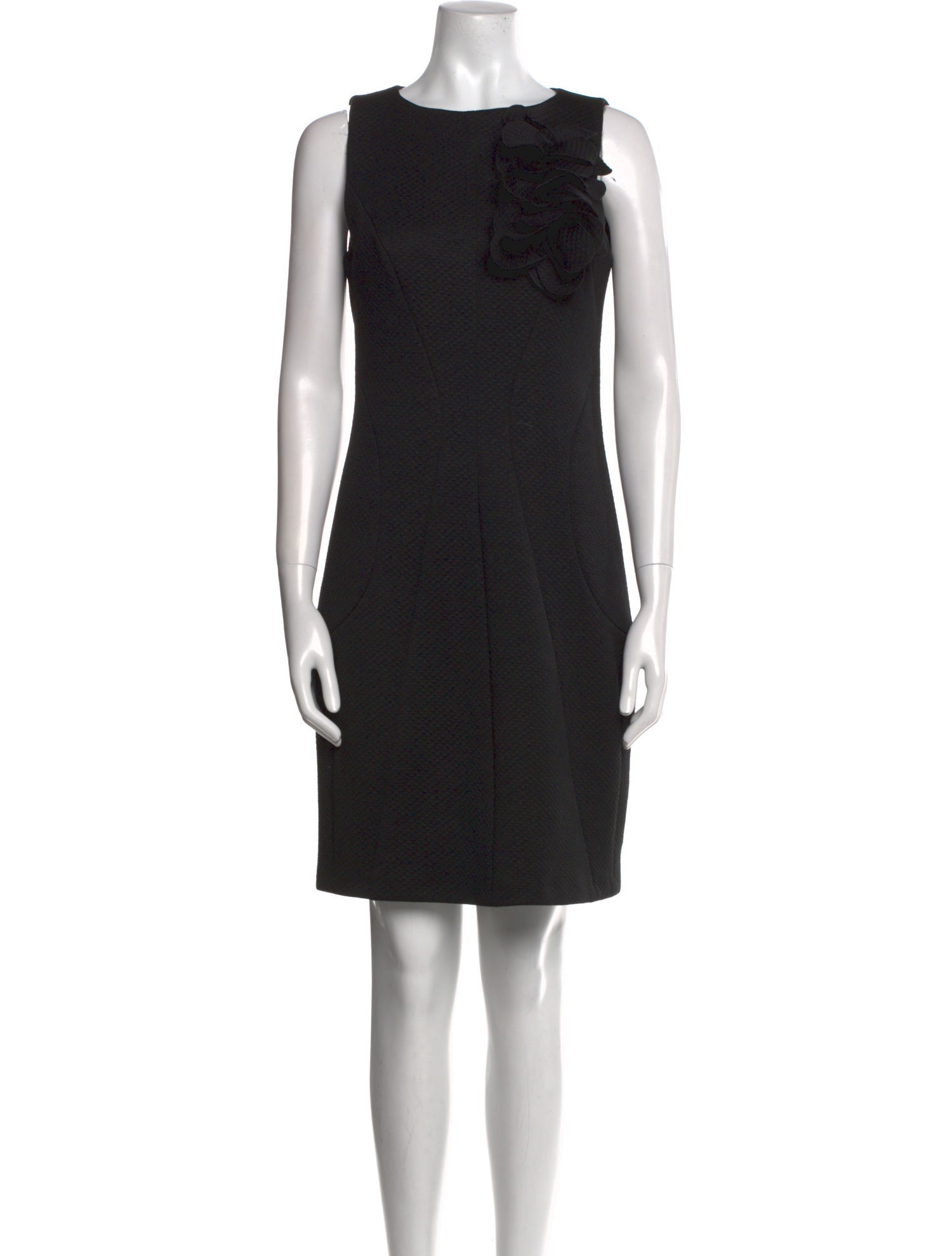 Anne Fontaine Bateau Neckline Knee-Length Dress
