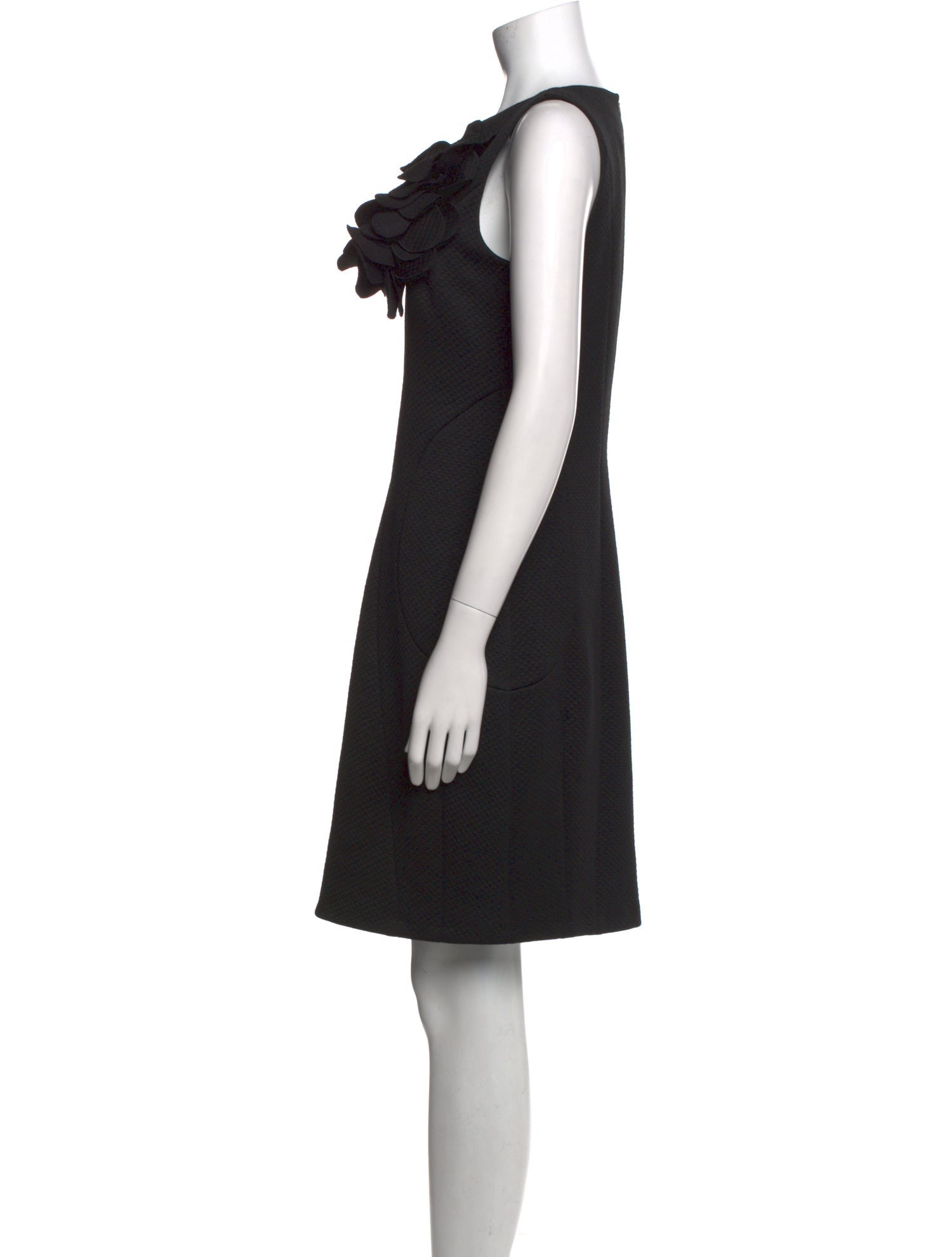 Anne Fontaine Bateau Neckline Knee-Length Dress