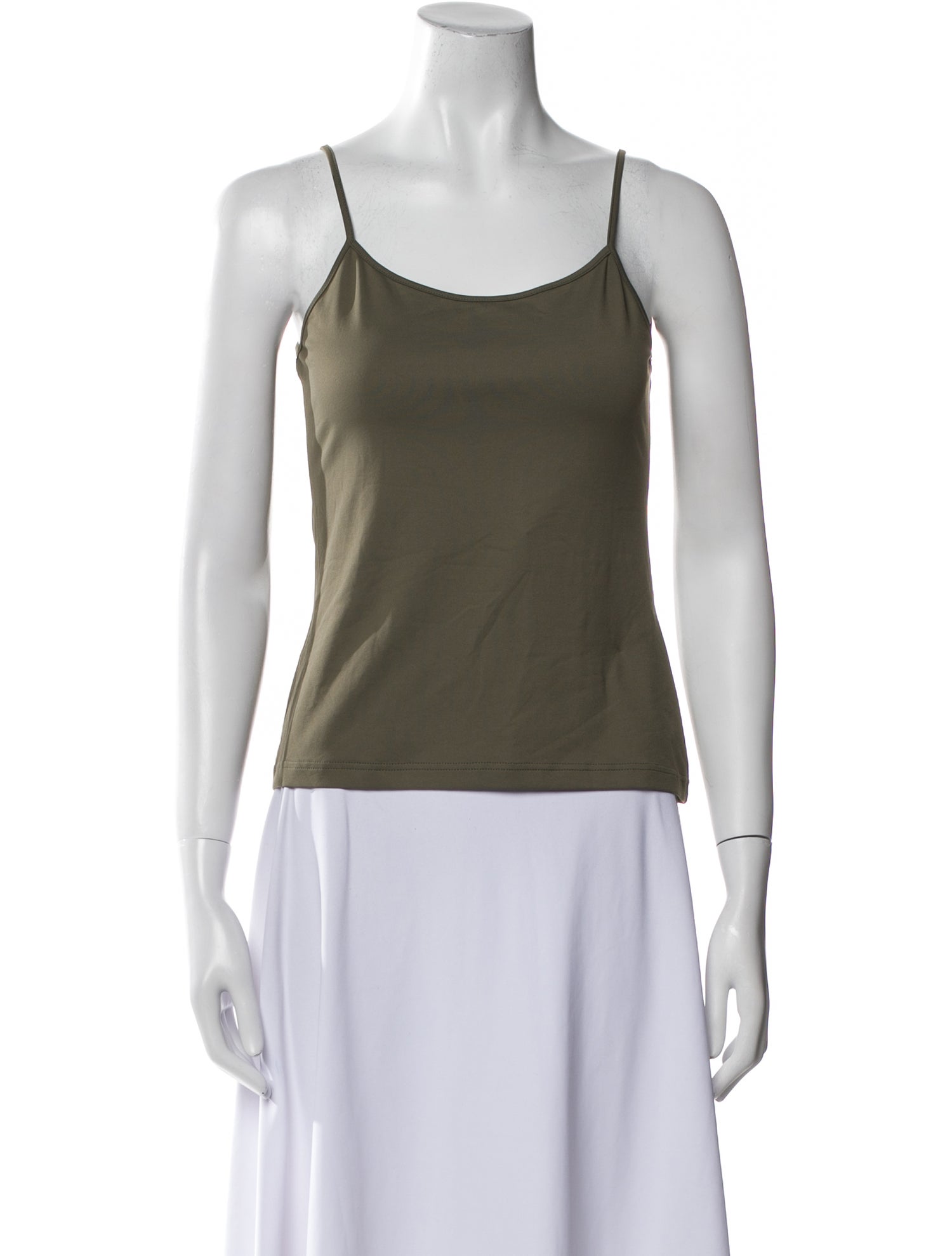 Anne Fontaine Scoop Neck Sleeveless Top