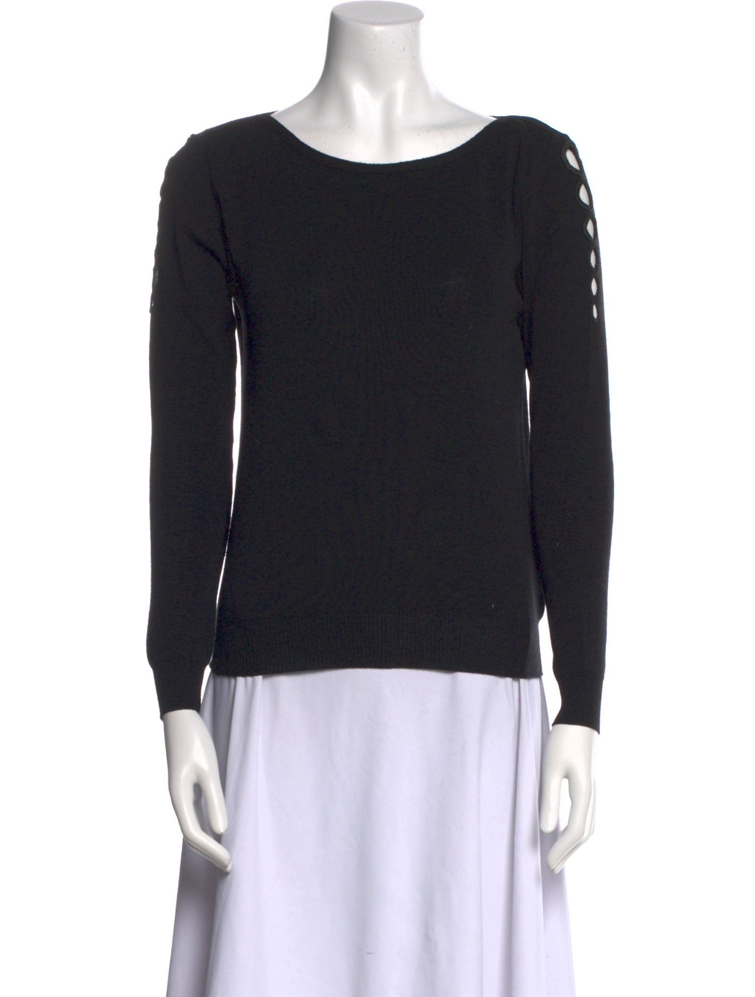 Anne Fontaine Cashmere Scoop Neck Sweater