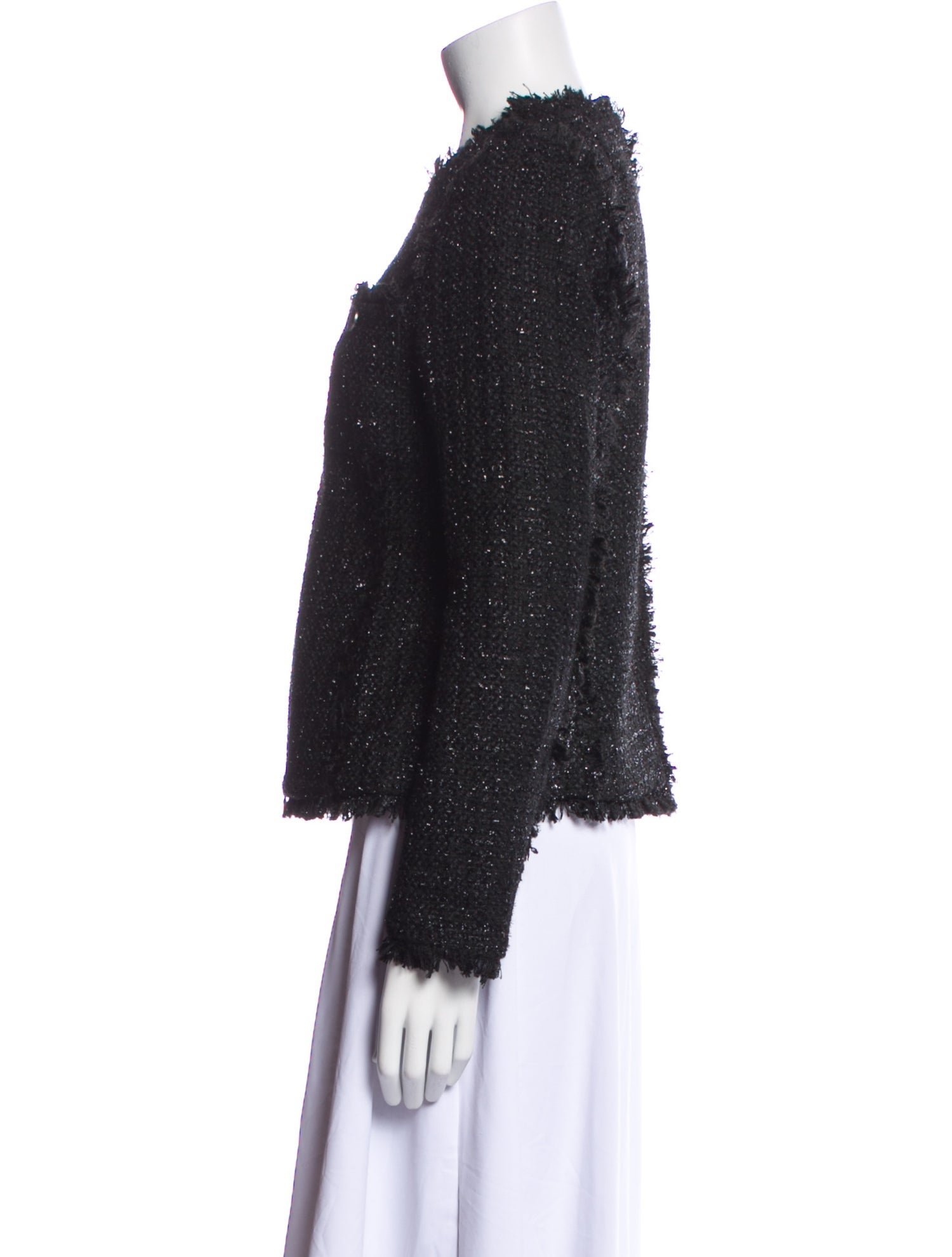 Anne Fontaine Tweed Tweed Pattern Jacket