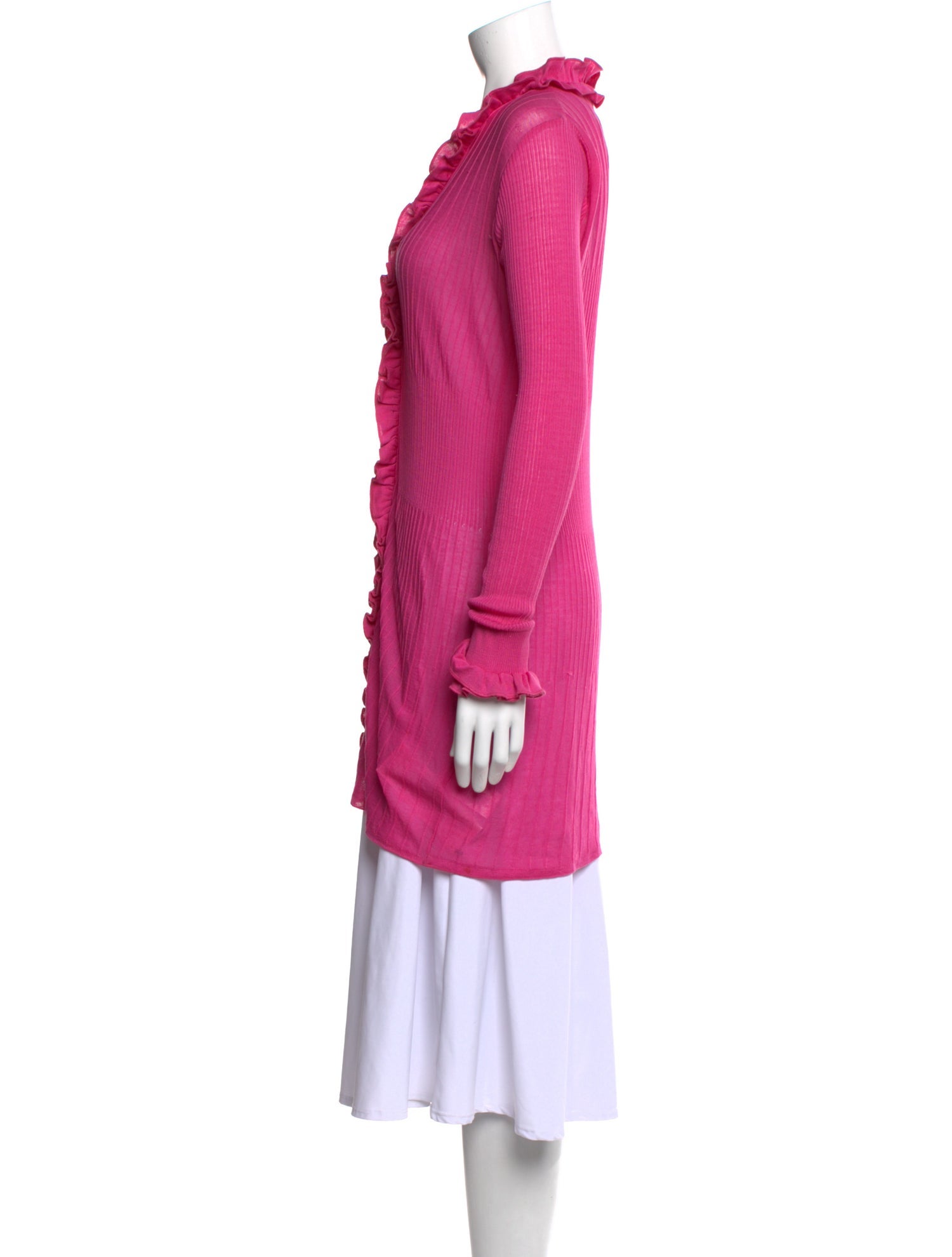 Anne Fontaine V-Neck Long Sleeve Tunic