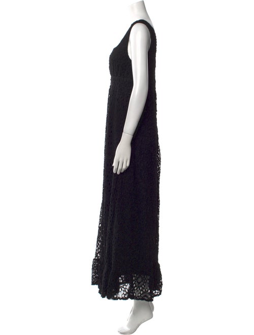 Anne Fontaine Square Neckline Long Dress