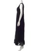 Anne Fontaine Square Neckline Long Dress