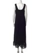Anne Fontaine Square Neckline Long Dress