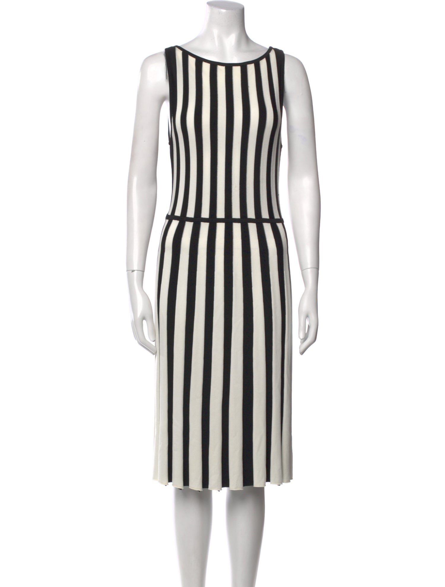 Anne Fontaine Striped Knee-Length Dress