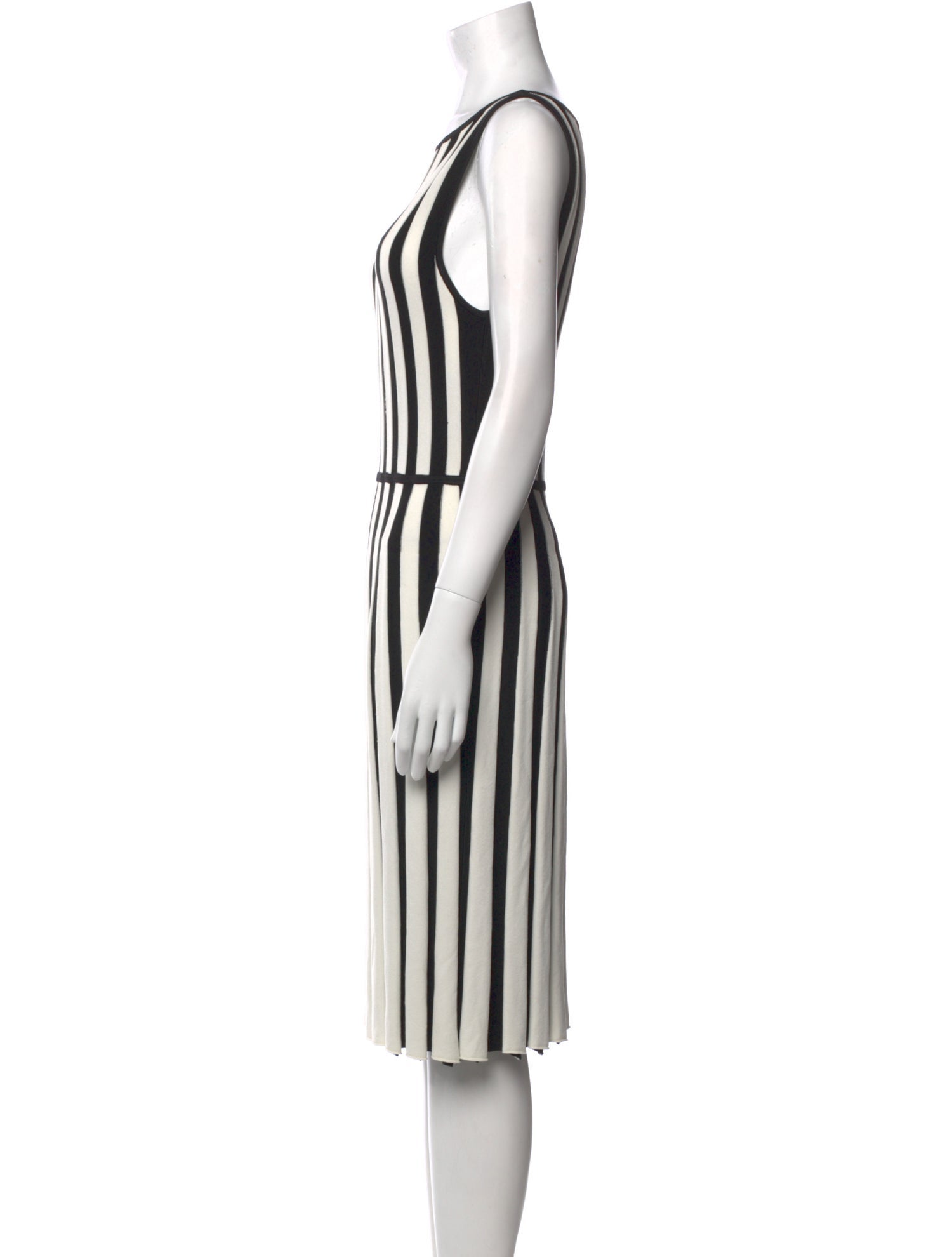 Anne Fontaine Striped Knee-Length Dress
