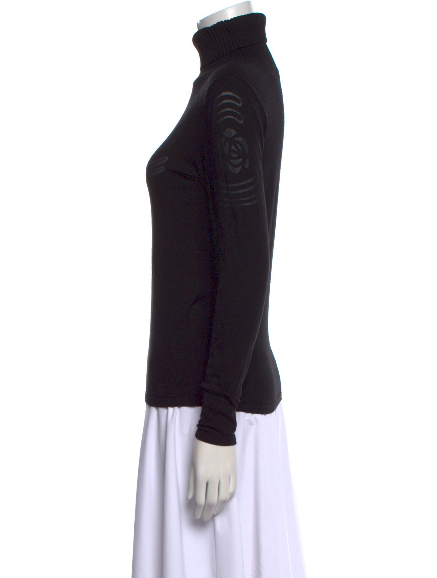 Anne Fontaine Turtleneck Long Sleeve Sweatshirt