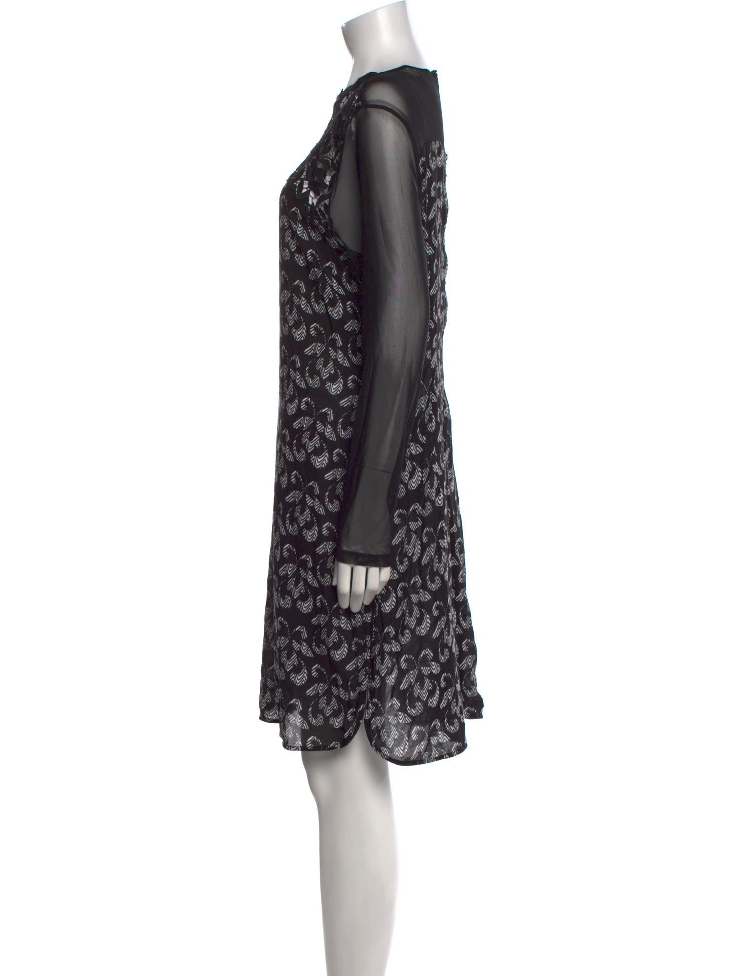 Anne Fontaine Lace Knee-Length Dress