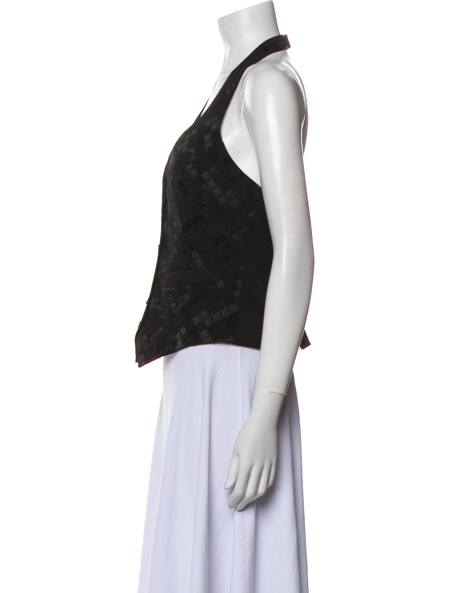 Anne Fontaine Halterneck Sleeveless Crop Top w/ Tags
