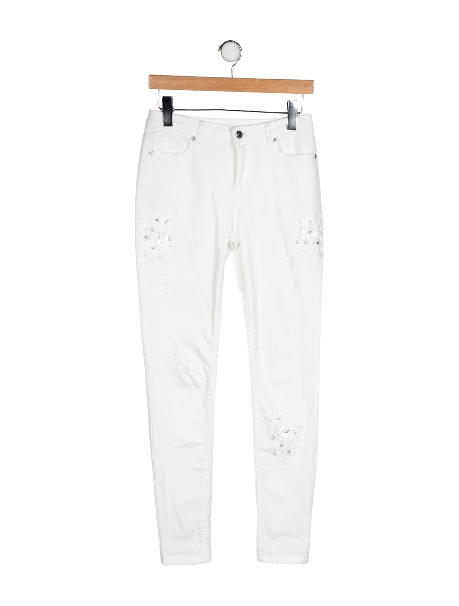 Anne Fontaine Mid-Rise Skinny Leg Jeans