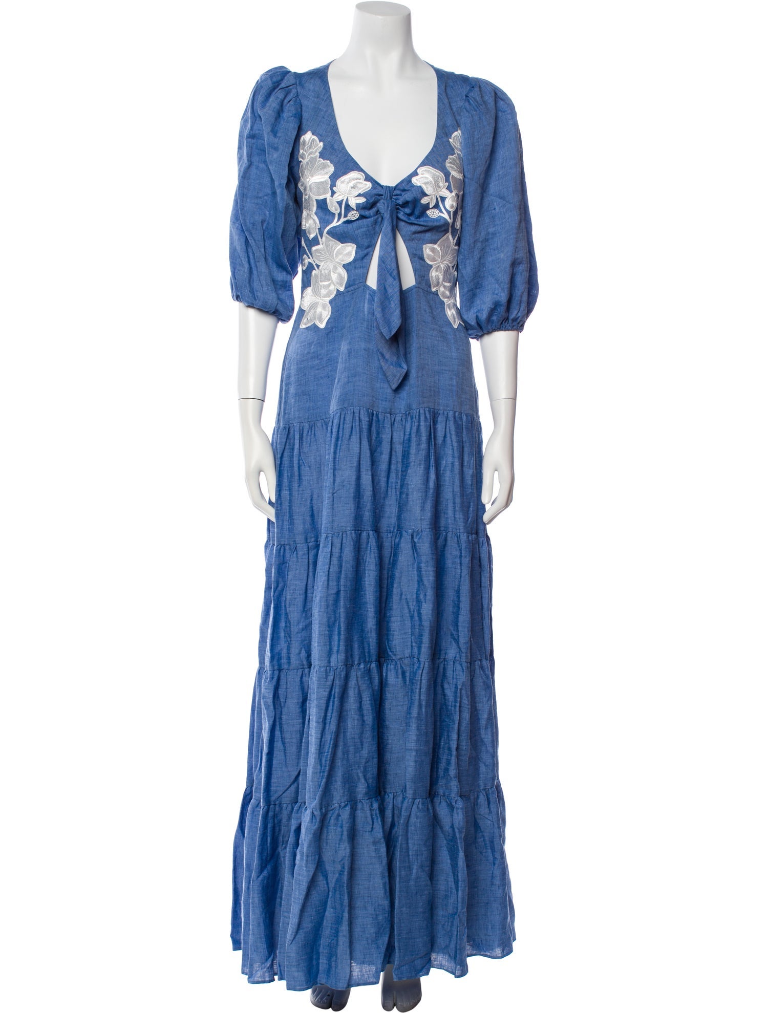 Anne Fontaine Linen Long Dress