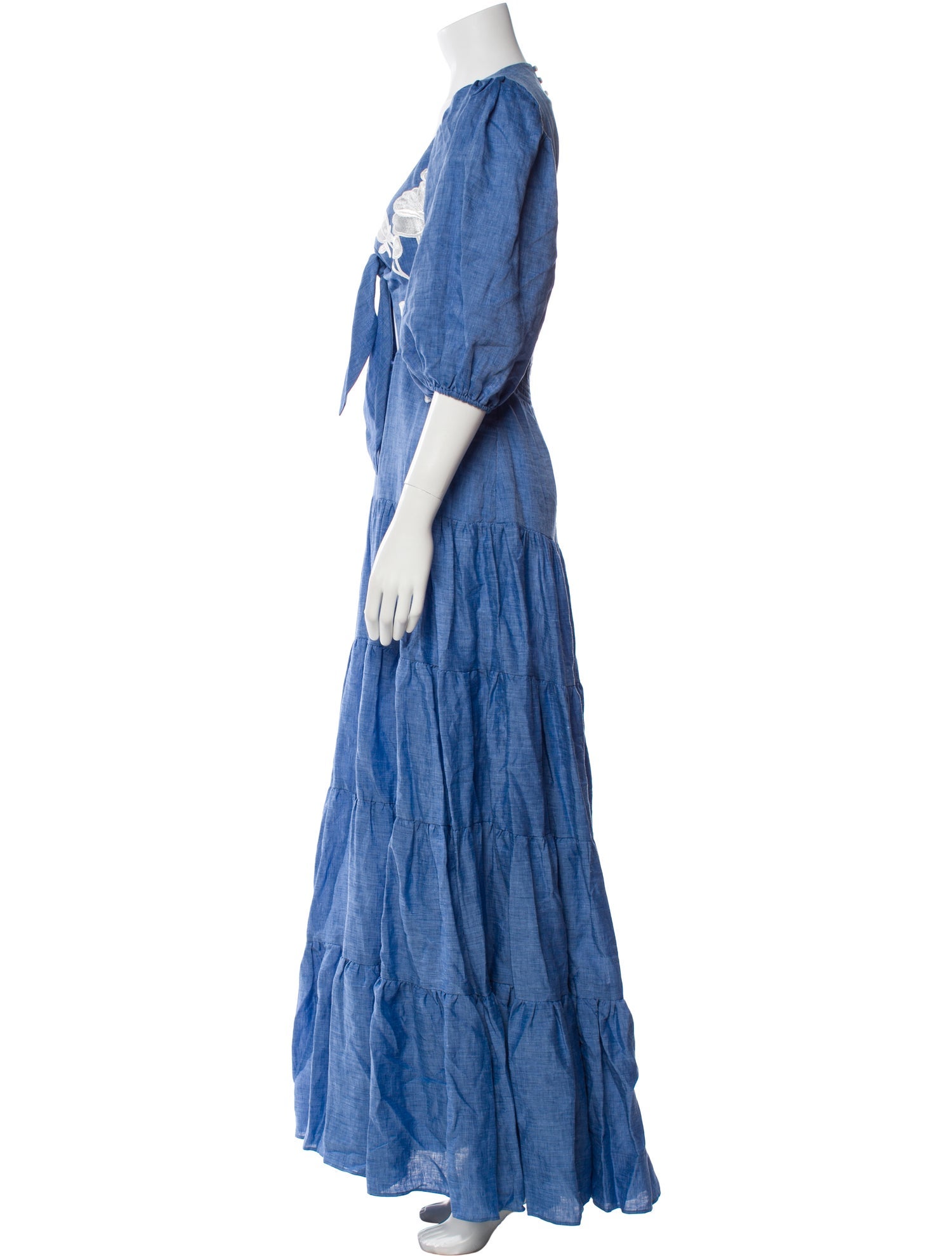 Anne Fontaine Linen Long Dress