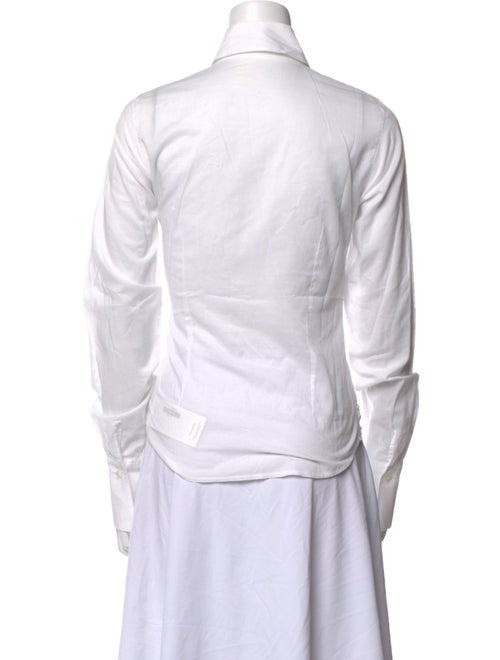 Anne Fontaine Long Sleeve Button-Up Top