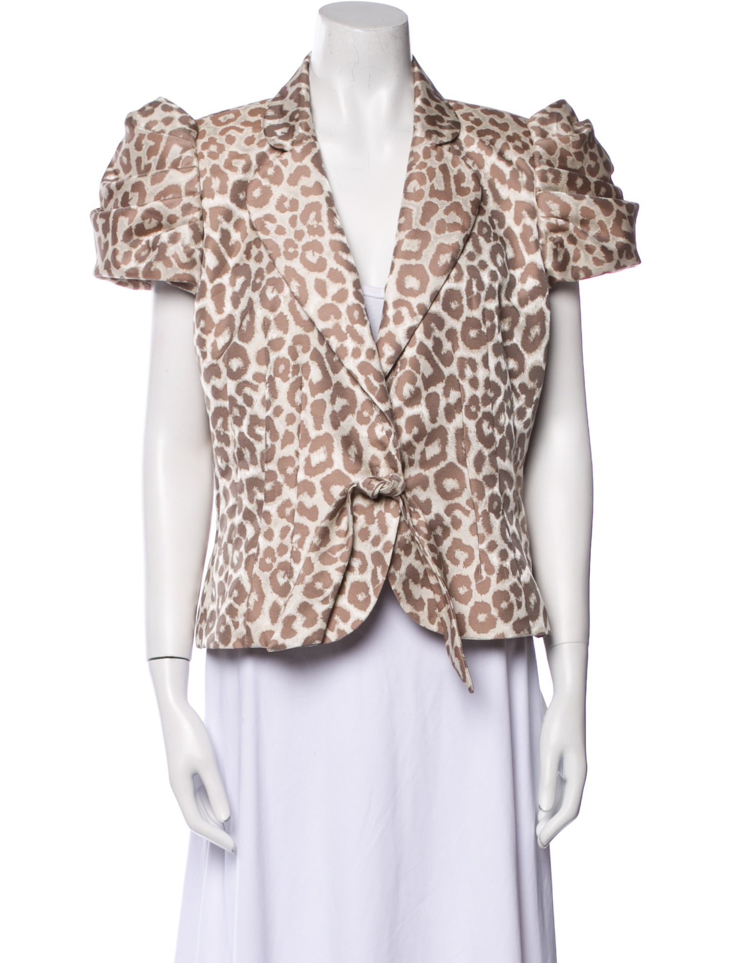 Anne Fontaine Animal Print Vest