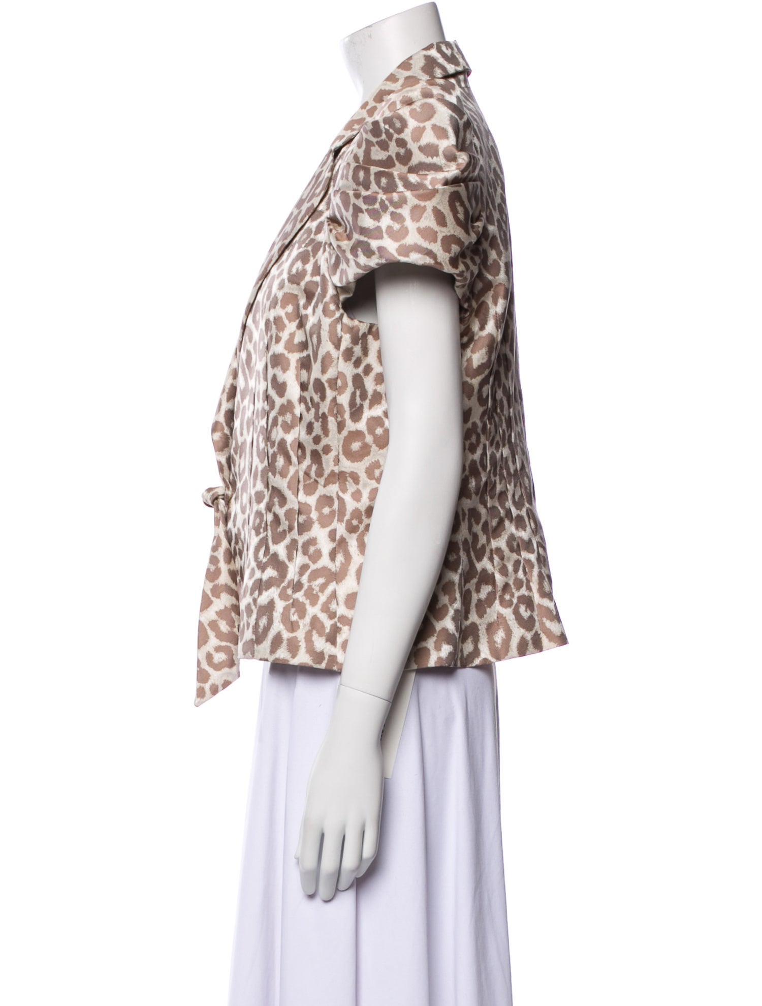 Anne Fontaine Animal Print Vest