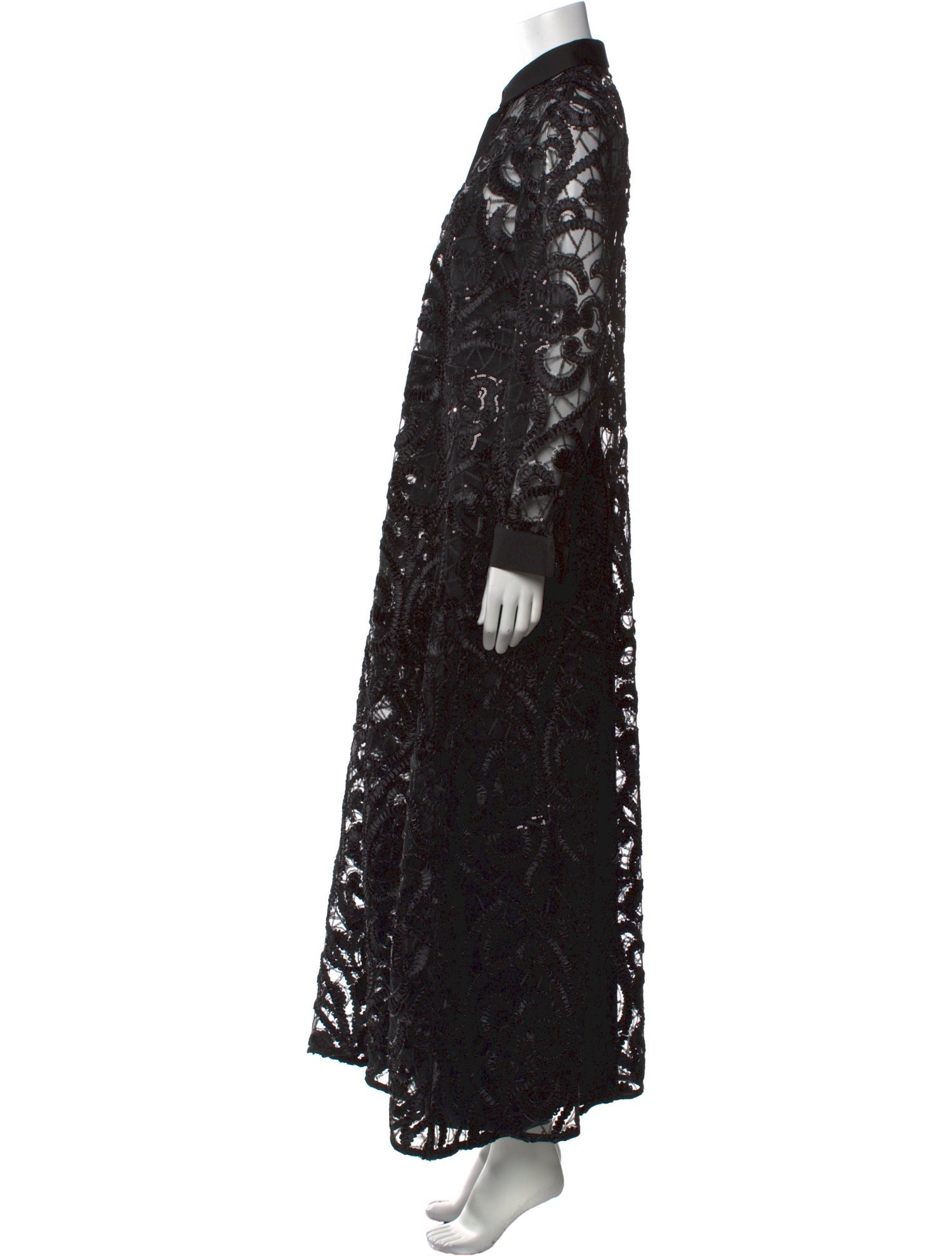 Anne Fontaine Lace Pattern Long Dress